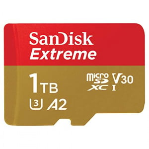 SanDisk 1TB Extreme microSDXC Memory Card with Adapter
